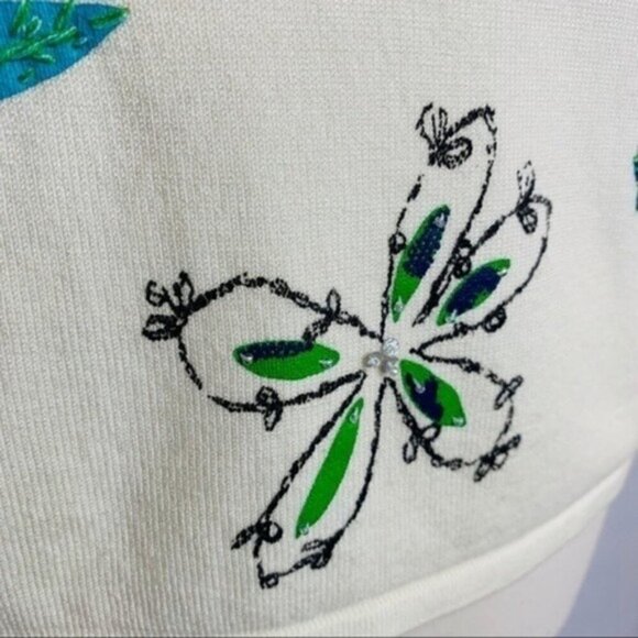 Vintage MIRASOL Embroidered Appliqué Top Small - Picture 5 of 7